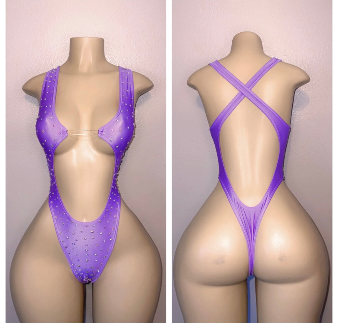Sparkle Me Rhinestone One Piece