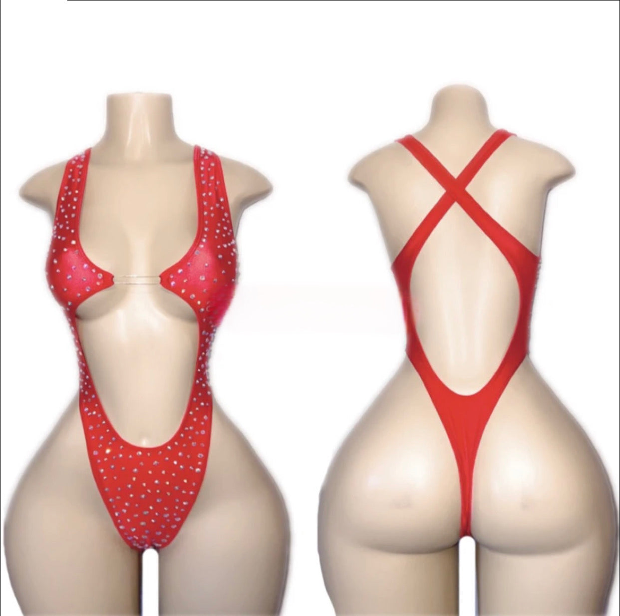 Sparkle Me Rhinestone One Piece